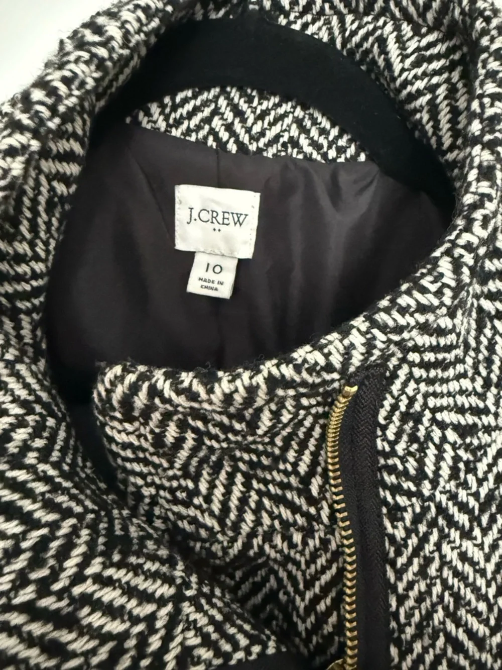 J.Crew Factory New City Coat Size 10 - Picture 7 of 9